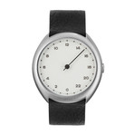 Slow O 04 Quartz // Silver Case + White Dial