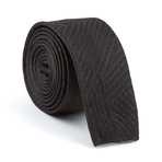 Silk Square Tie // Black