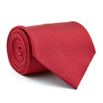 Silk Tie // Solid Red