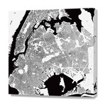 New York // White (16"W x 16"L x 0.2"D)