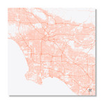 Los Angeles Traffic (16"W x 16"L x 0.2"D)