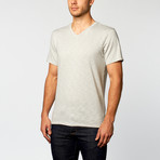 Robert Short-Sleeve V-Neck // Lunar Rock (XL)