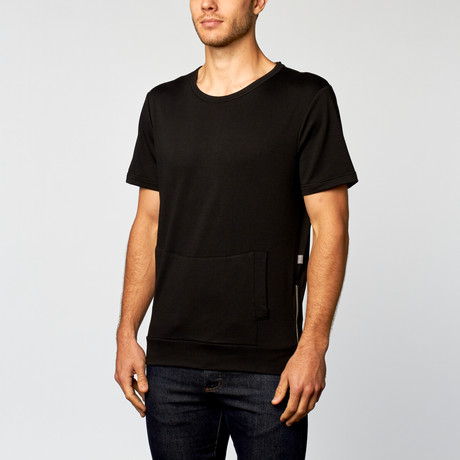 Threads For Thought // Brian Short-Sleeve Crewneck Tee // Black (L)