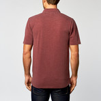 Blake Burnout Polo // Oxblood (L)