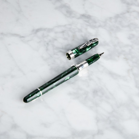 Tibaldi Art Nouveau Malachite Amazon Mechanical Pencil