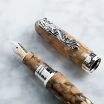 Tibaldi Art Nouveau I. Rainbow Mermaid Fountain Pen // Medium Nib