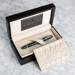 Tibaldi Art Nouveau Malachite Amazon Fountain Pen // Medium Nib