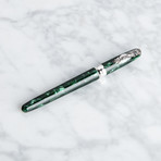 Tibaldi Art Nouveau Malachite Mermaid Ball Point Pen