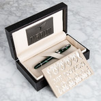 Tibaldi Art Nouveau Malachite Nymph Roller Ball