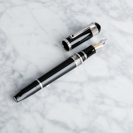 Tibaldi Divina Fountain Pen // Broad Nib // Black