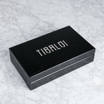 Tibaldi Divina Fountain Pen // Broad Nib // Ivory + Rose Gold