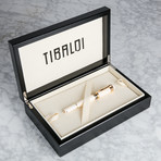 Tibaldi Divina Fountain Pen // Medium Nib // Ivory + Rose Gold