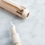 Tibaldi Excelsa Fountain Pen // Rose Gold + Silver