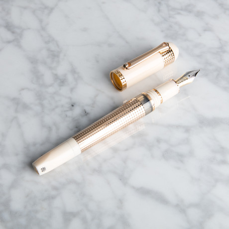 Tibaldi Excelsa Fountain Pen // Rose Gold + Silver
