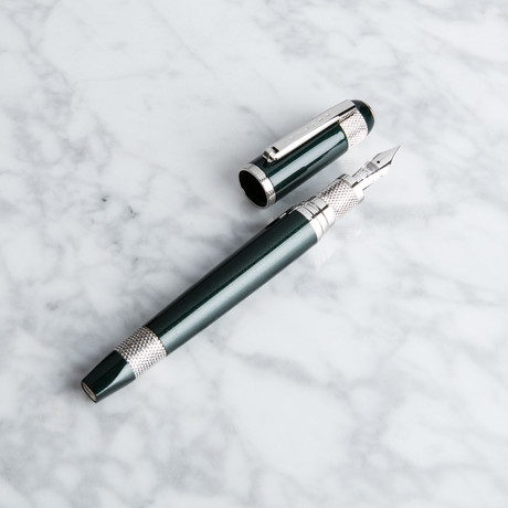 Tibaldi Continental Fountain Pen // Fine Nib // Cumbrian Green