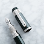 Tibaldi Continental Fountain Pen // Fine Nib // Cumbrian Green