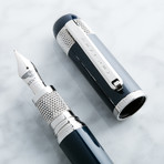 Tibaldi Continental Fountain Pen // Fine Nib // Sapphire Blue
