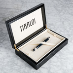 Tibaldi Continental Fountain Pen // Fine Nib // Sapphire Blue