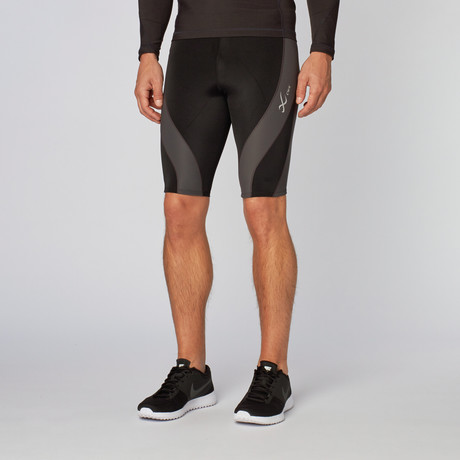 PerformX Shorts // Black + Dark Grey (S)