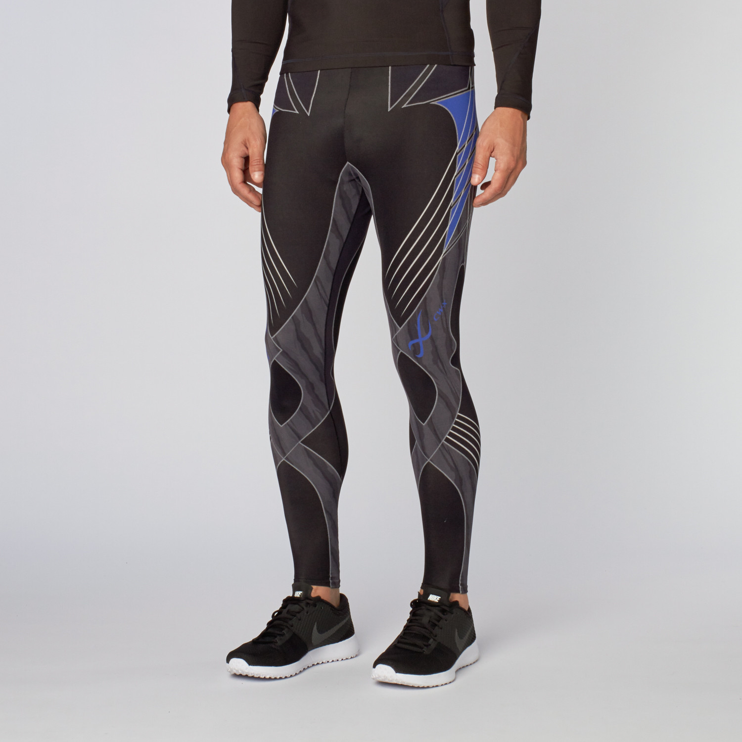 Revolution Tights // Black + Blue (M) - CW-X Conditioning Wear - Touch of  Modern