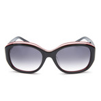 Hamon Rounded Sunglasses // Red + White