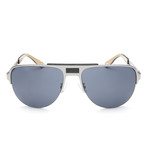 Dion Aviator // Silver + Black