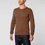 Crew Neck Sweater // Brown (XL)