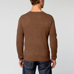 Crew Neck Sweater // Brown (XL)
