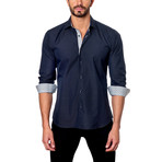 Jared Lang // T Button-Up // Dark Navy (S)