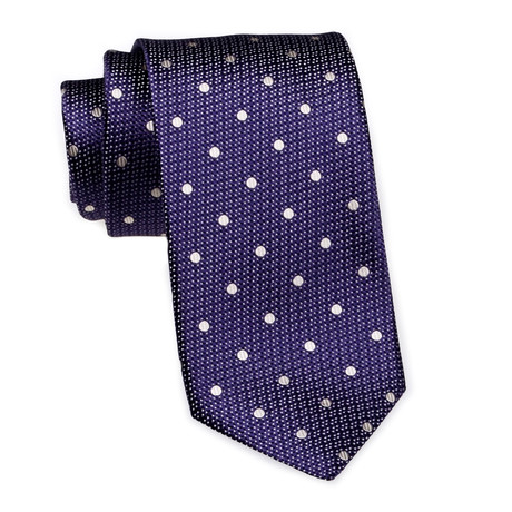 Polka Dot Tie // Navy