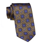 Tiled Tie // Yellow + Blue