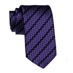 Striped Tie // Royal Purple