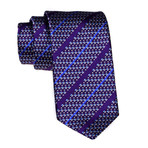 Striped Tie // Tint of Purple + Blue + Beige