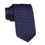 Dotted Tie // Navy + Micro Contrast