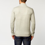 Quarter-Zip Sweater // Light Grey (2XL)