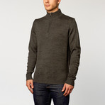 Quarter-Zip Sweater // Dark Grey (S)