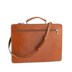 Multi-Pocket Briefcase // Honey