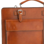 Multi-Pocket Briefcase // Honey