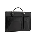 Multi-Pocket Briefcase // Black