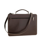 Multi-Pocket Briefcase // Dark Brown