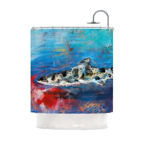 Sea Leopard Shower Curtain