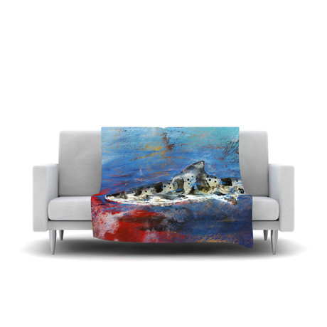 Sea Leopard Fleece Blanket (50" x 60")