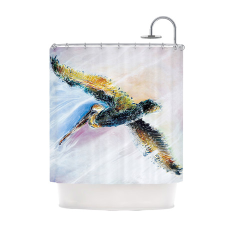 Overhead Shower Curtain
