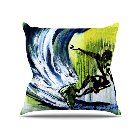 Greenroom Throw Pillow (16" x 16")