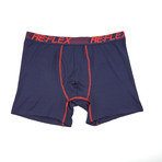Microfiber Performance Underwear // Navy + Red // Pack of 3 (S)