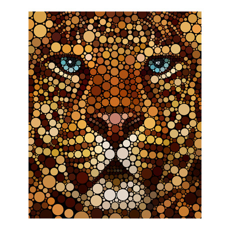 Leopard (13"W x 15"H)