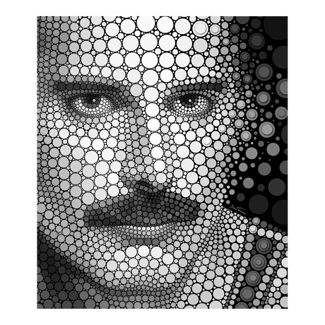 Freddie Mercury (13"W x 15"H)