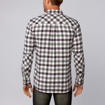 Decibel Plaid Shirt // Dark Charcoal (L)