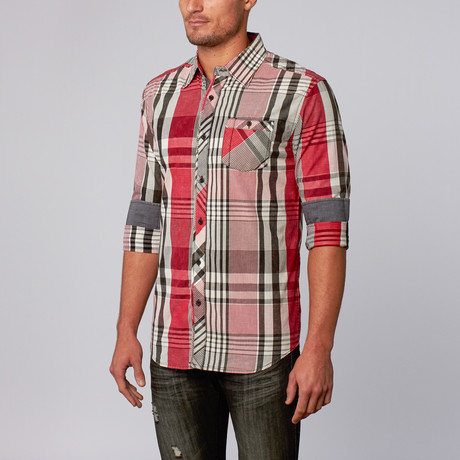 Bombay Button-Up Shirt // Red (S)