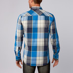 Astor Plaid Shirt // Blue (L)